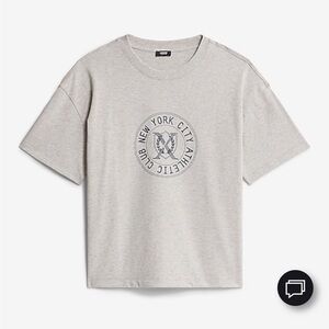 Express Light Gray NYC Athletic Tee